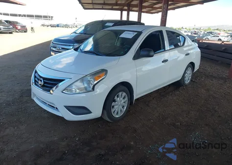 2015 Nissan Versa 1.6 S+ z USA, uszkodzony, nr VIN 3N1CN7AP8FL879930